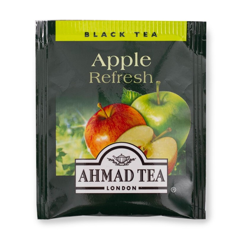 Ahmad Tea Apple Refresh Black Tea, 20-Count Tea Bags (Pack