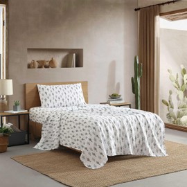 Wrangler - Twin XL Bed Sheets, Breathable & Wrinkle Resistant Bedding with Matching Pillowcase, Lightweight for Year-Round Use, Dorm Essentials (Cacti Green)