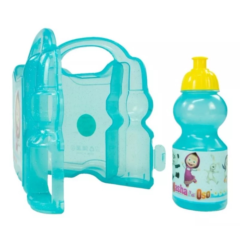 Fun Kids- Ambient21 Lonchera Infantil Con Porta Vaso De Plastico