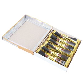 12 Pack Temporary Tattoo Painting Paste Cone Body Art Drawing Long Lasting Semi Permanent Tattoo Paste Black 25g