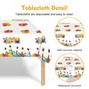 KSBBHDS 3 x graffiti tablecloths, party decorations, dining table accessories,