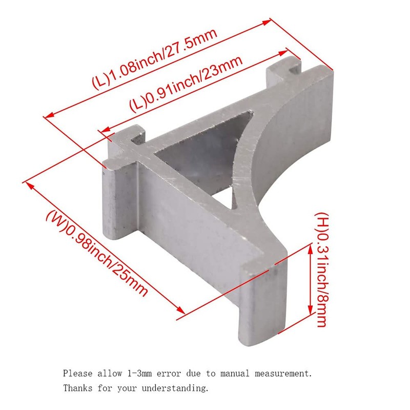 12 Pcs Refrigerator Shelf Clips Silver Fridge Cooler Shelf Support