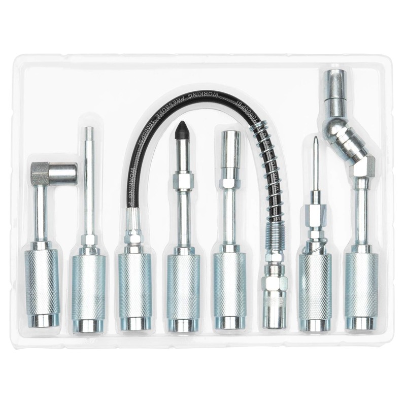 Performance Tool W50049 Cordless Grease Gun Accessories, 7-Piece