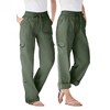 Woman Within Plus Size Convertible 2-in-1 Cargo Pant & Capri