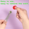Qianyu 6 Pcs Tomato Stem Corer Strawberry Pitter Baller Practical