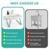 Portable Sink Hand Wash Station with Electric Faucet for Camping