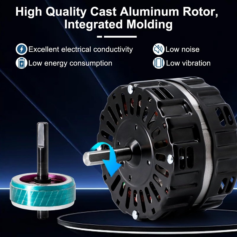 Criditpid PVM105 Attic Fan Motor Replacement for EGV5, ERV4, ERV5,