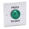 Door Release Button Stainless Steel 12‑24V Push to Exit NO