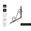 DOJA Barcelona | Forged Shelf Brackets | Cast Iron Shelf