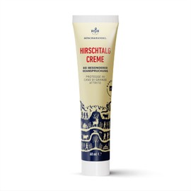 Hirschtalg Rösch Cream 60 ml Traditional Hand and Foot Cream for Prevention of Blister and Callus Formation during Intensive Stress