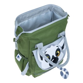 ELEPHANT Children's Backpack Boys Girls Kids Nursery Backpack from 3 Years Backpack with Folding Opening +e, Lemur Maki Olive 365