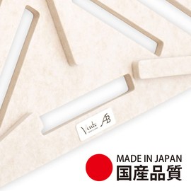 AIRBOW - ROOM SILENCER TRIANGLE Moyatori-kun Smile, Pack of 6