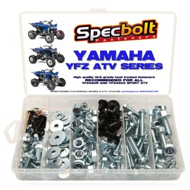 150pc Specbolt Fastener Kit Fits: Yamaha YFZ 450 YFZ450 ATV for Maintenance Upkeep & Some Restoration Fasteners ATV Quad 1995-Present