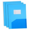 Operitacx Pack of 3 Paper Folders File Storage Boxes Desk