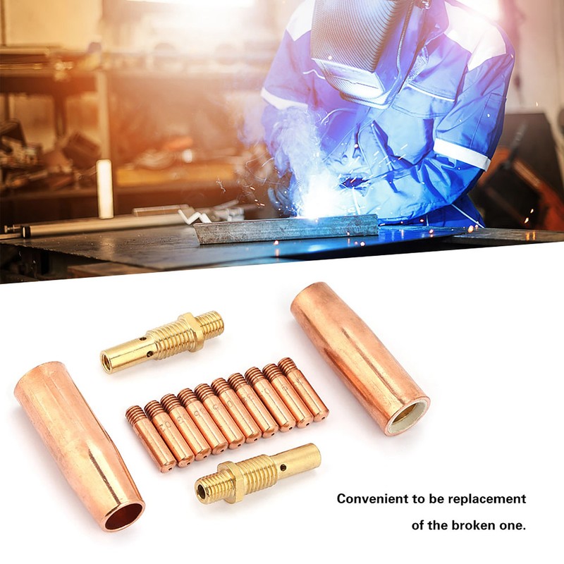 14 pcs/set Nozzle Diffuser Tip Kit for Tweco MIG Welding