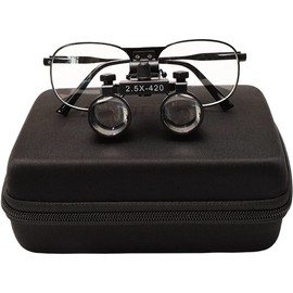 2.5X Dental Surgical Binocular Loupes Optical Glasses Magnifiers Metal Frame