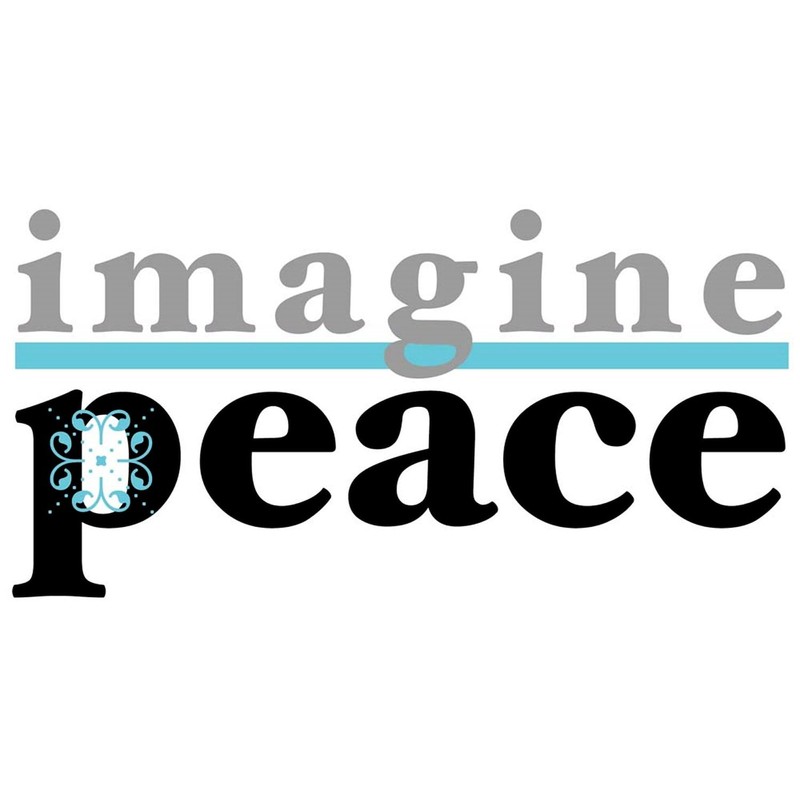 CafePress Imagine Peace 1" Round Mini Button