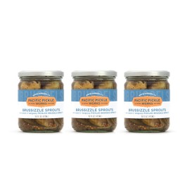Brussizzle Sprouts (3-pack) - Semi-sweet pickled Brussels sprouts wedges 16oz
