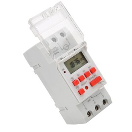 Programmable Digital Timer Switch, Programmable Timer Switch For Lights AC 30A with LCD Display For 24/7 Home and Industrial Control Automation