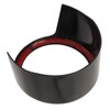 Front Grille Emblem Logo Ring Glossy Black Exterior Badge Decoration