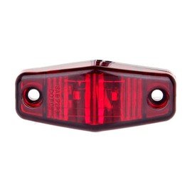 SCITOO Set of 2 14 Led White+Red Len Square LED Trailer Clearance Side Marker Light 11LED 15" Red Len 917-R Hight-low Dim Brake Light Truck Trailer Light Side Fender Marker Lights For Freightliner