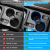 WODHMIEY Cup Holder Insert,Anti Slip Silicone Center Console Organizer Cup