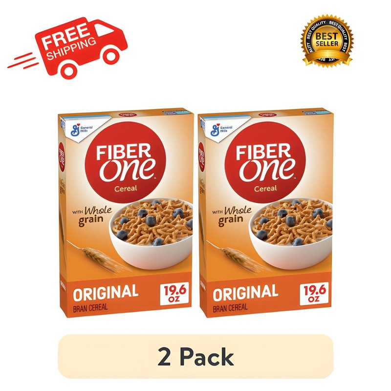 Fiber One Cereal, Original Bran (32.4 oz, 2 pk.)