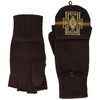 Pendleton Convertible Fingerless Mittens, Harding Maroon, S/M
