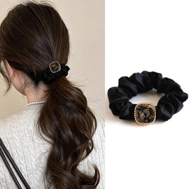 Kasune Hair Elastic, Scrunchie, Adults, No Traces, Stylish, Adults, Women's, No Traces, Hair Accessories, Hair Elastic, Tangle-free, Hair Ornament, Coming-of-Age Ceremony, Hair Arrangement, Goods