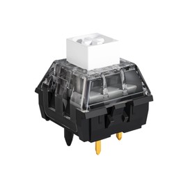 KAILH Box White Brown Red V2 5 Pin Mechanical Switches for Gaming Keyboard Clicky Tactile Linear (110pcs, Box V2 White)