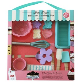 Handstand Kitchen Bake Shoppe 25-piece Deluxe Real Baking Set with Recipes for Kids