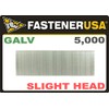 1-1/4" SLIGHT HEAD BRAD NAILS 18GA GALV 5,000ct | AY15