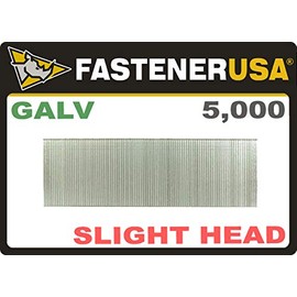 1-1/4" SLIGHT HEAD BRAD NAILS 18GA GALV 5,000ct | AY15