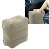 Inflatable Foot Rest Promote Blood Circulation Relieve Fatigue PVC Flocking