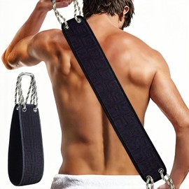 Estropajo para Cuerpo y Ducha 97CM: Exfoliante Doble Cara Resistente al Moho, Sustituto Cepillo/Esponja para Baño, Cobertura 100% de la Espalda