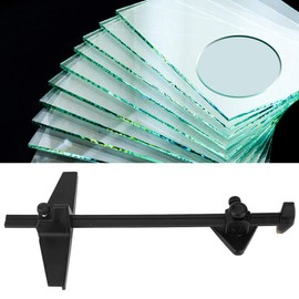 MUNEFE T Shaped Glass Cutting Tool, Ring Glass Cutter, Acrylic Round Cutting Tool Suitable for Cutting Metal, Plastic and Other Materials