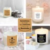 CRASPIRE Candle Stickers Labels Square 2.52 Inch 30pcs Sometimes You
