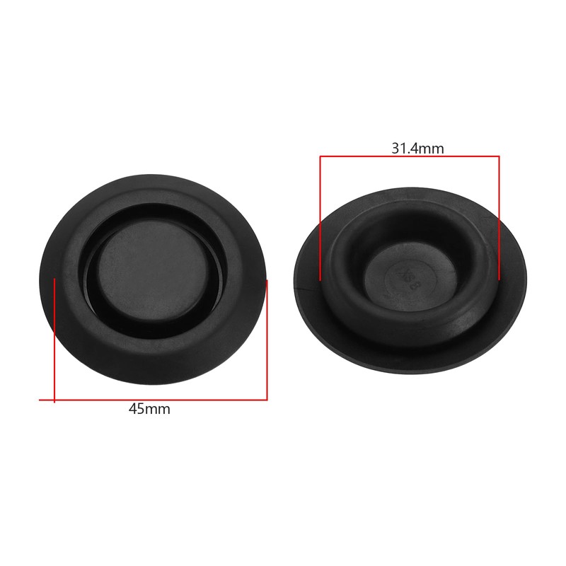 Pack of 8 Rubber Body Floor Drain Plugs Rubber Plugs