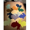 Stampin' Up! 25 Stampin Up Bunny Rabbit  Punches Paper Punchies New Die Cuts