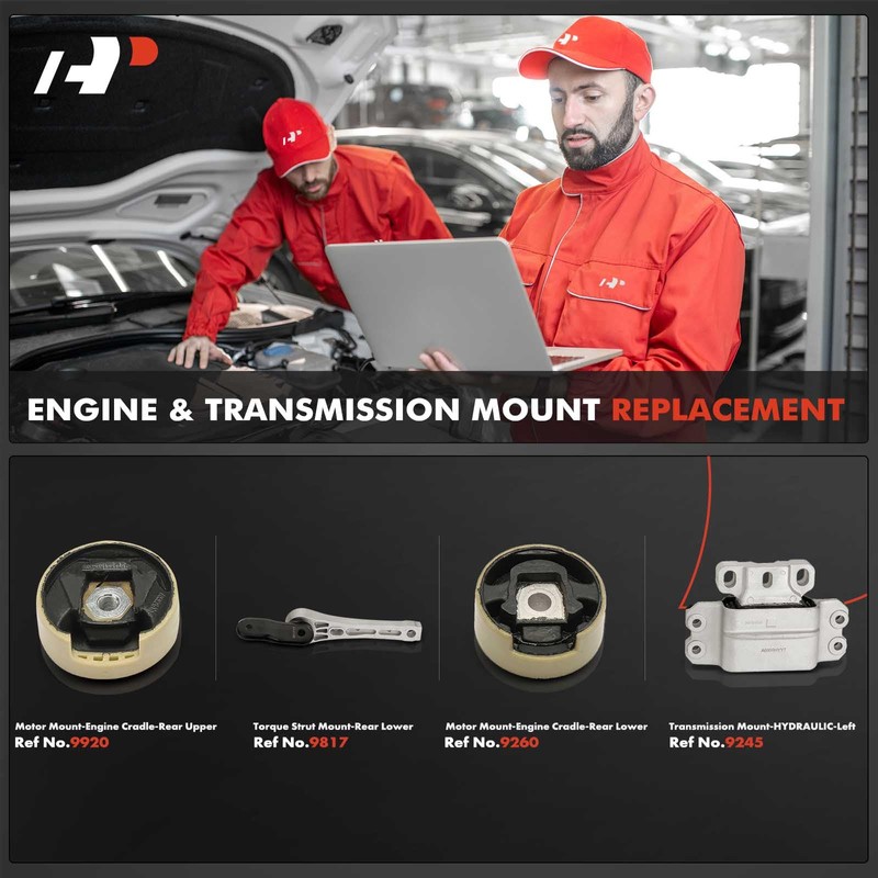 A-Premium 4PCS Engine Motor Mount and Transmission Mount and Torque