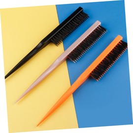 Baluue 3pcs Hair Styling Brushes Lightweight Bristle Hairdressing Tail Comb for Women Anti-friction for Adding Volume Smoothing Curly -friendly