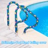 Pool Handrail Covers,8 ft Summer Palm Tree Leaves Pool Railing