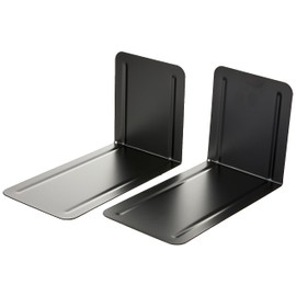 Hangzhou Topline 215 mm Giant Metal Bookends - Black (Pack of 2)