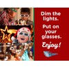 Holiday Specs Plastic 3D Christmas Glasses- Snowflakes will appear before