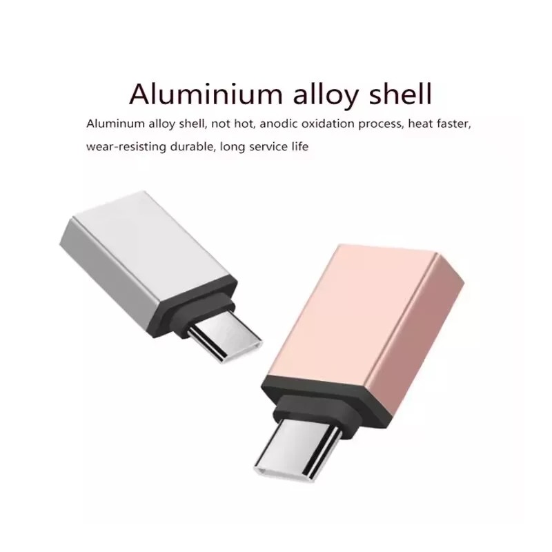 Unbranded 5 Pieces USB-C to USB Adapter - Pink