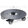 YUjieSTC Plant Stand with Wheels,3.0mm Thick Aluminum Alloy Plant Caddy