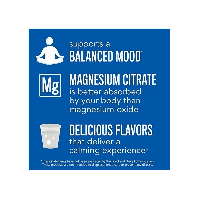 Natural Vitality Calm Magnesio Bebidas Antiestrés 226g Sabor Naranja