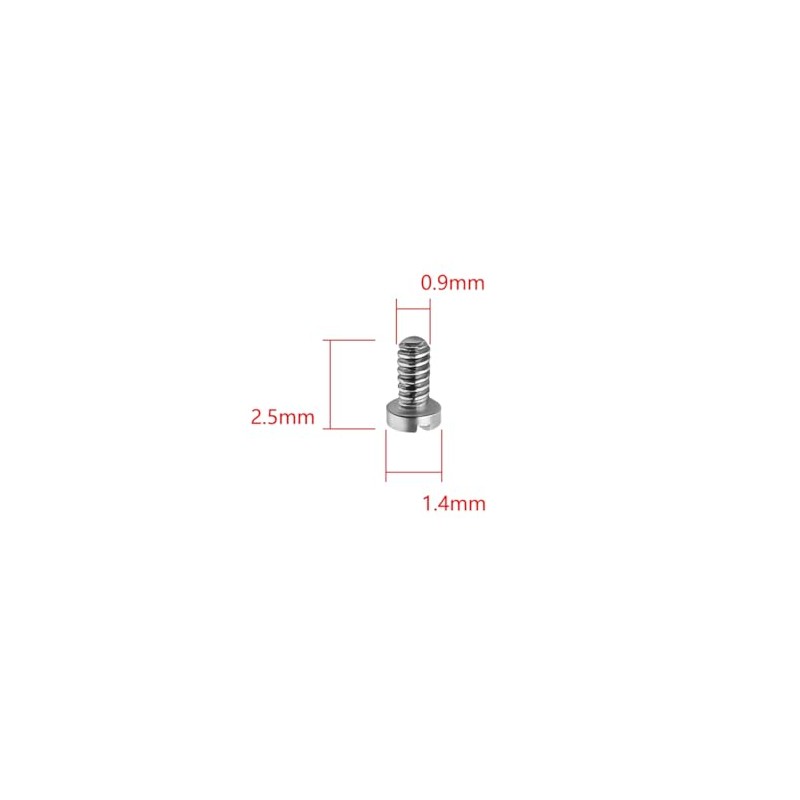 0.9mm Back Cover Case Screws Replacement for Longines L4 La