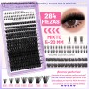 Kit De Extensiones De Pestañas De Alta Capacidad,1274 Pcs