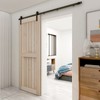 CCJH Sliding Barn Door Hardware Kit 4FT Track for Max